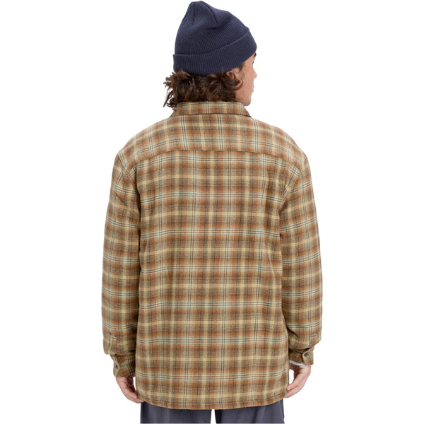 2026 Quiksilver Heren Venture Sherpa Overhemd Met Lange Mouwen EQYWT04645 - Almond Venture
